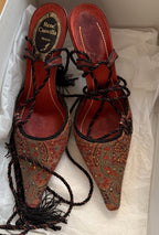 RENE CAOVILLA RED HEELS, 37