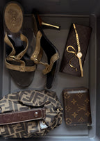 GUCCI STUDDED SANDAL SUEDE BROWN, 36,5