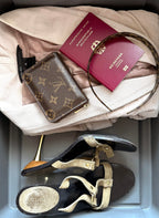 GUCCI STUDDED SANDAL SUEDE BROWN, 36,5