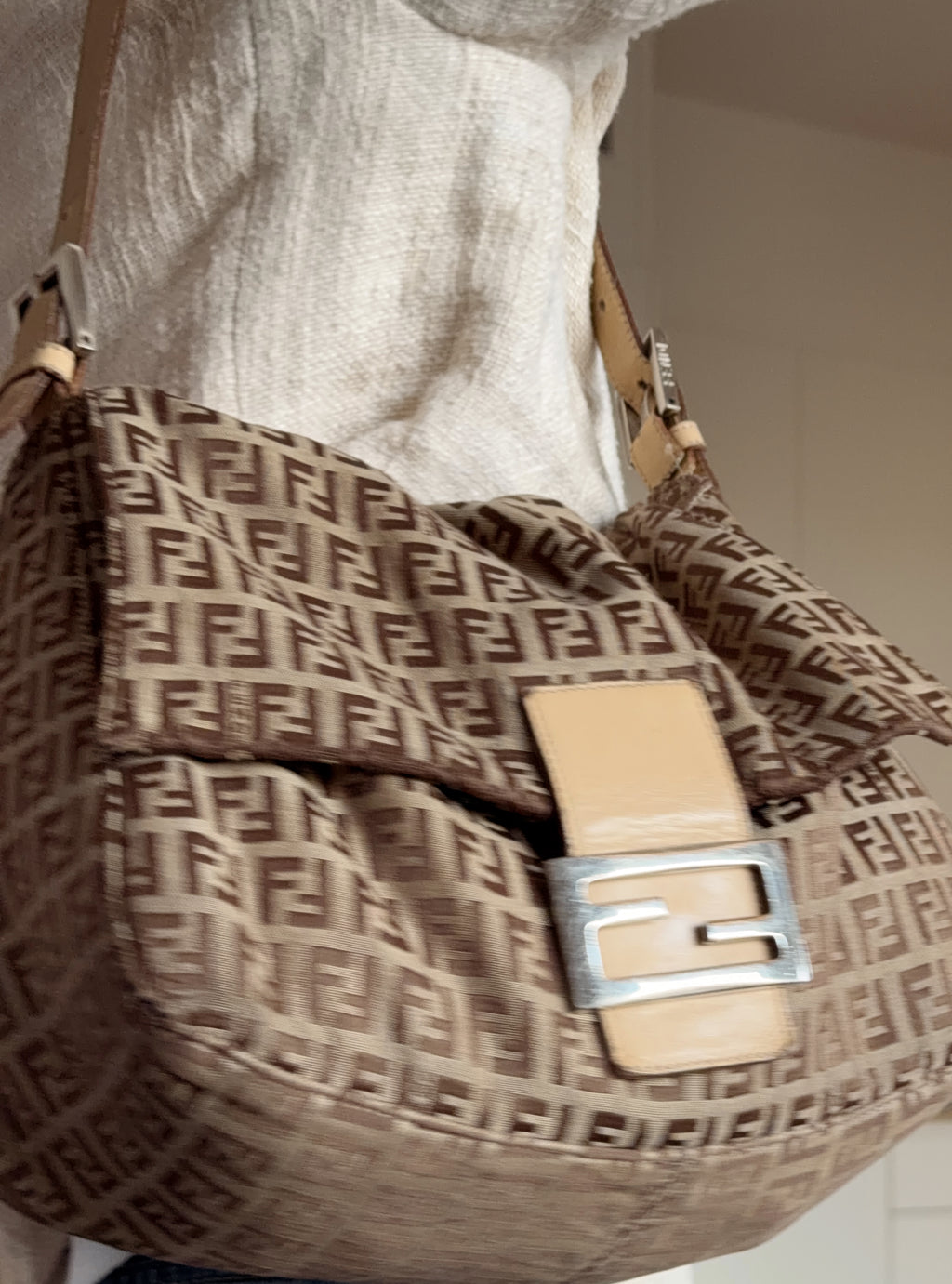 Fendi Zucca Mama Baguette bag