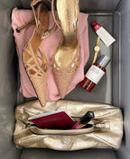 DOLCE & GABBANA PINK SLINGBACK HEELS, 36