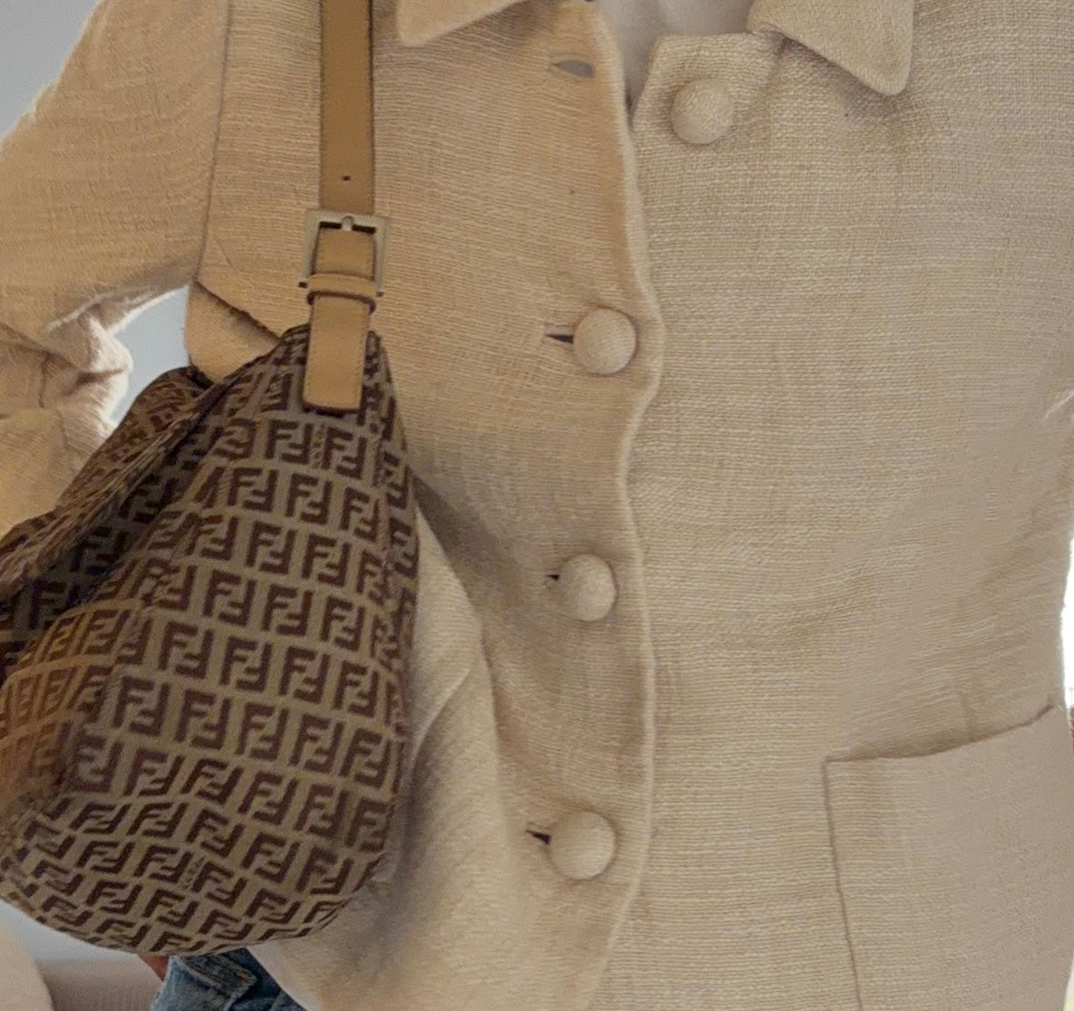 Fendi Zucca Mama Baguette bag