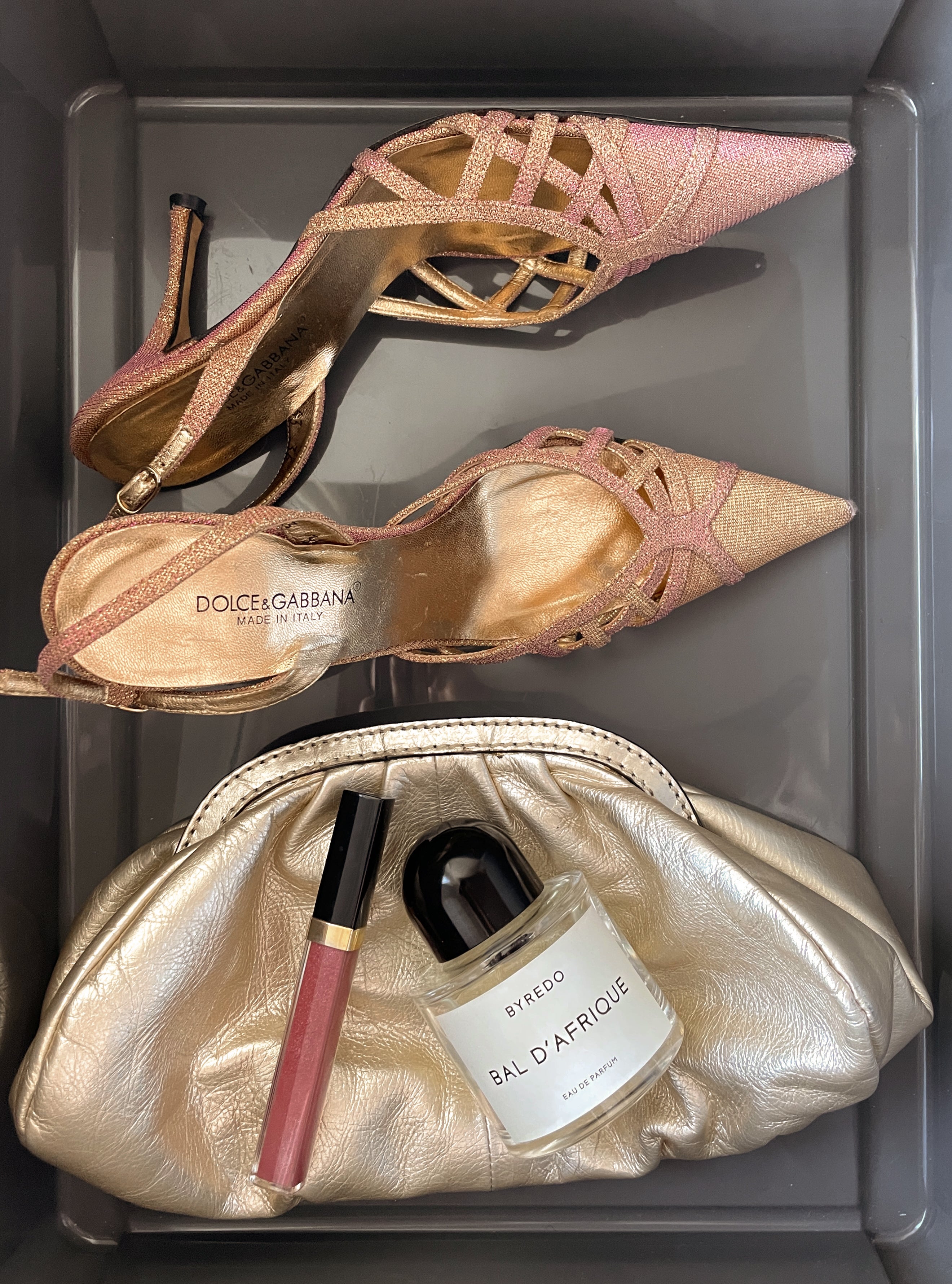 DOLCE & GABBANA PINK SLINGBACK HEELS, 36