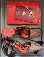 RENE CAOVILLA RED HEELS, 37