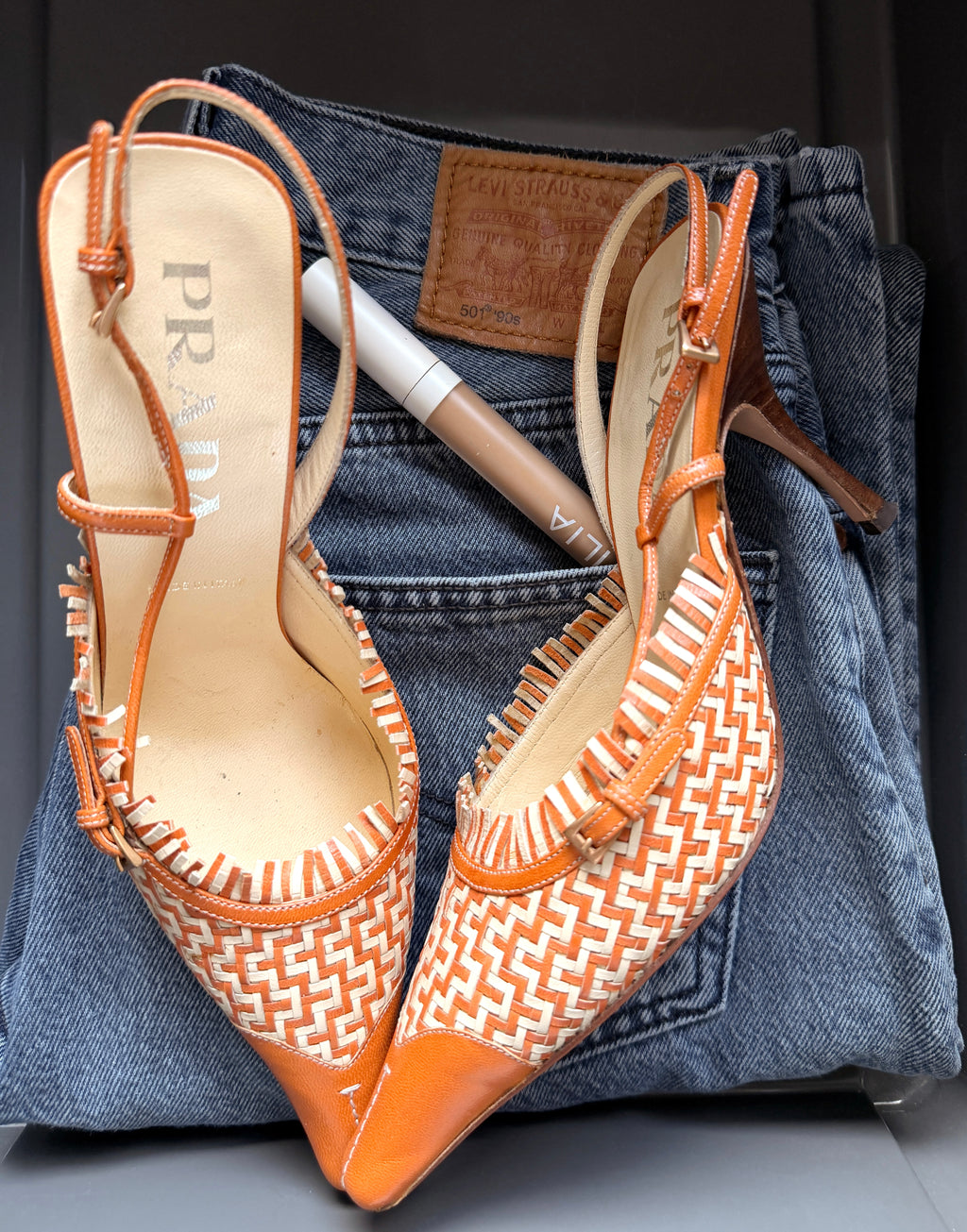 PRADA 2000s SLINGBACKS, 36